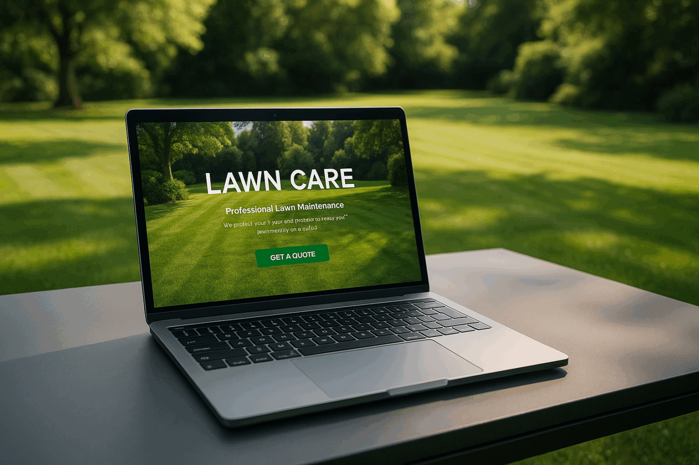 lawn care website design