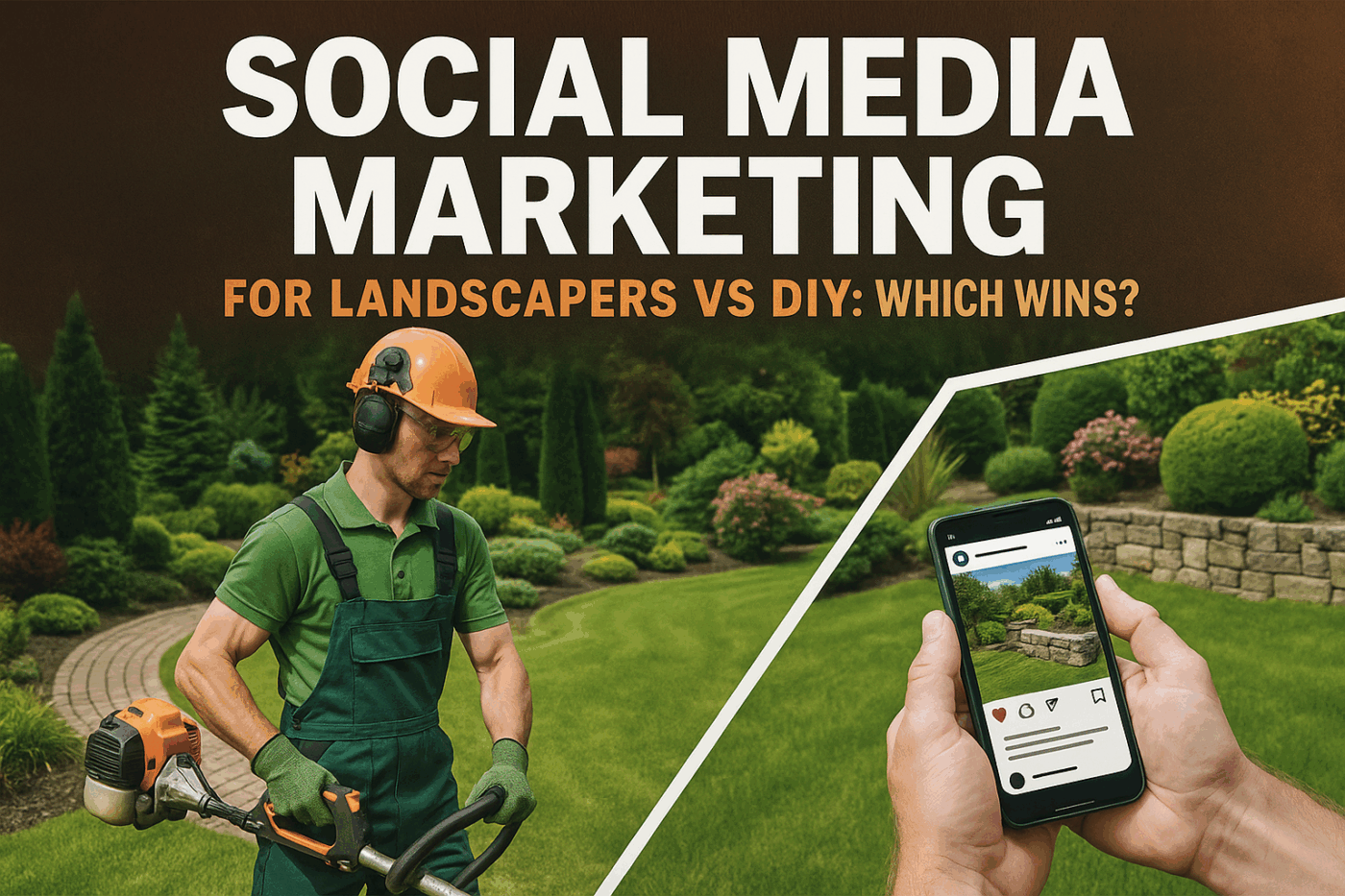 social media marketing for landscapers