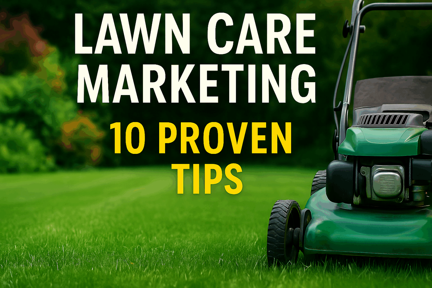 lawn care marketing tips