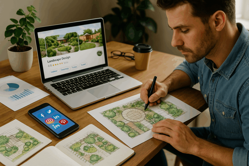 landscape design marketing strategies